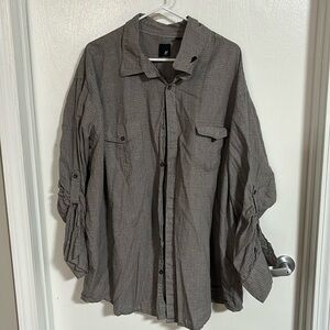 J. Ferrar Men’s Button Down: Size 4XL
